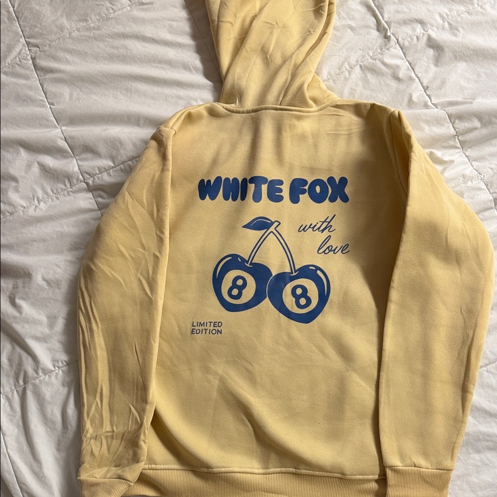 White Fox Boutique Cherry Graphic Hoodie